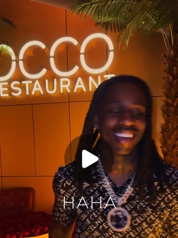 Polo G at OCCO Restaurant Dubai