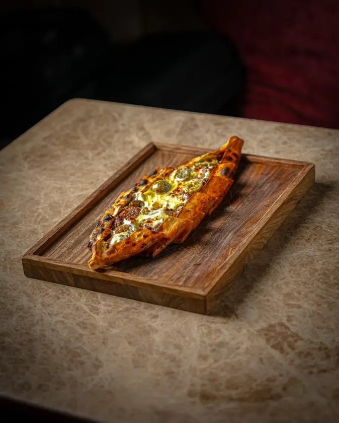 Kavurmali Cheese Pide