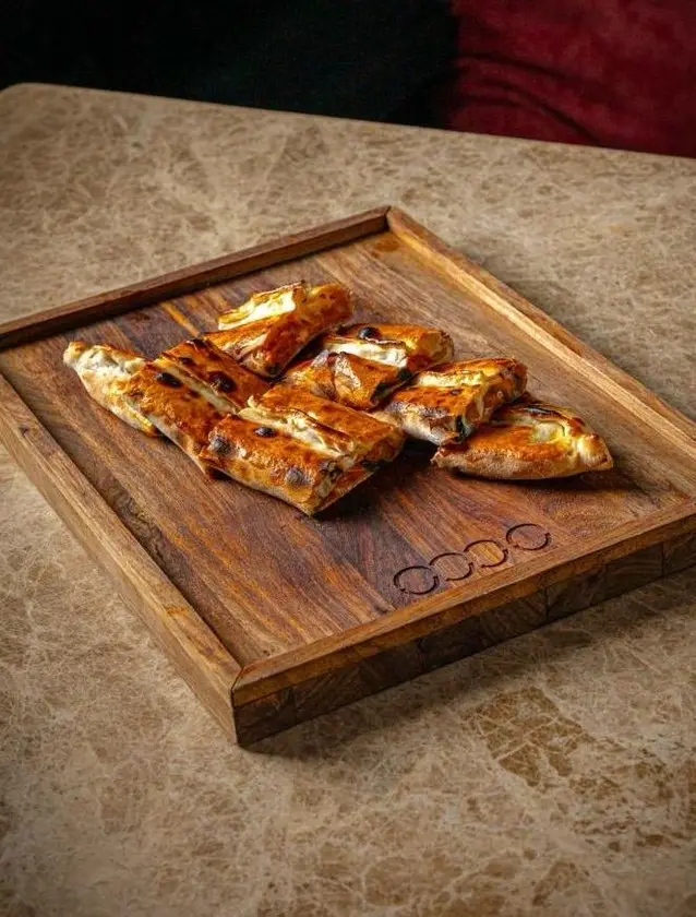 Potato Spinach Pide With Cheese