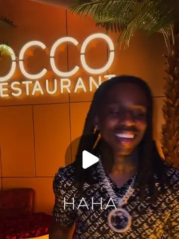 Polo G at OCCO Restaurant Dubai
